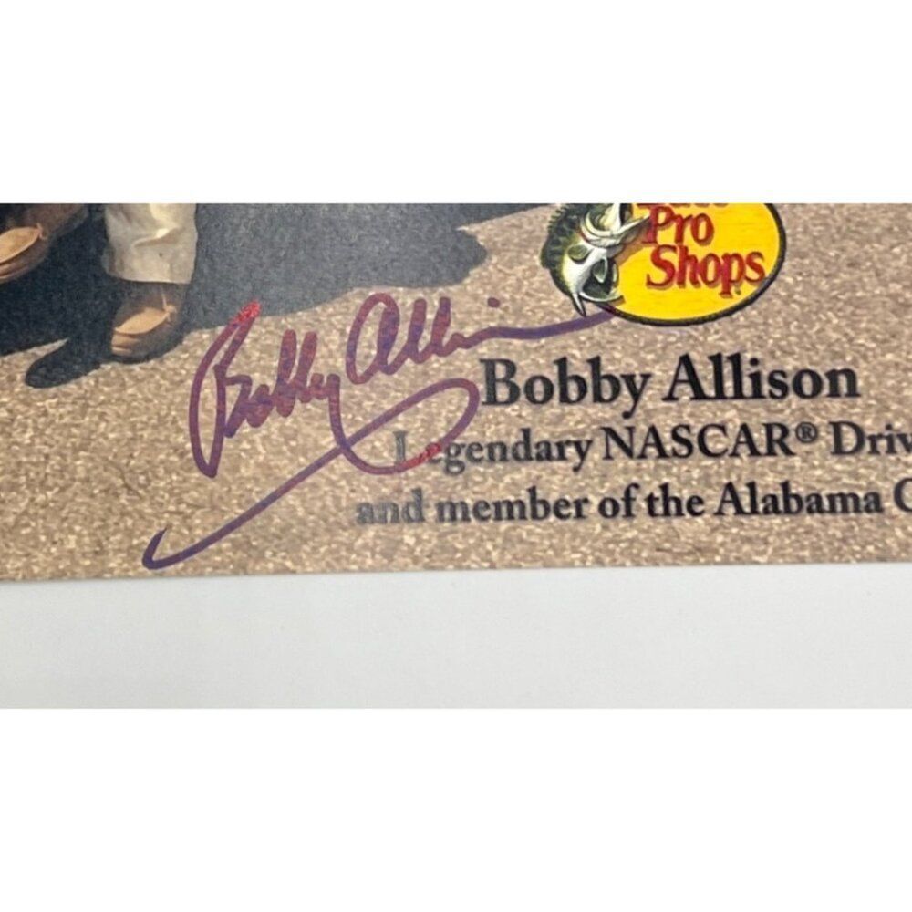 Bobby Allison Autographed NASCAR Racing Photo 8X10 - Picture 2 of 2